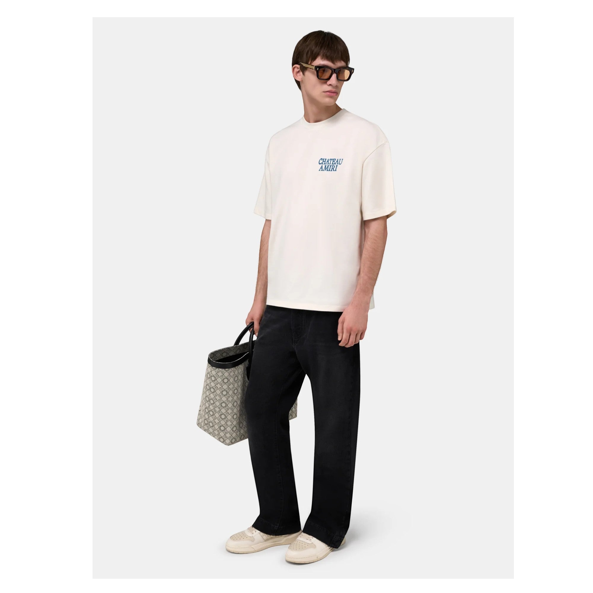Chateau Amiri Oversized T-Shirt Ivory