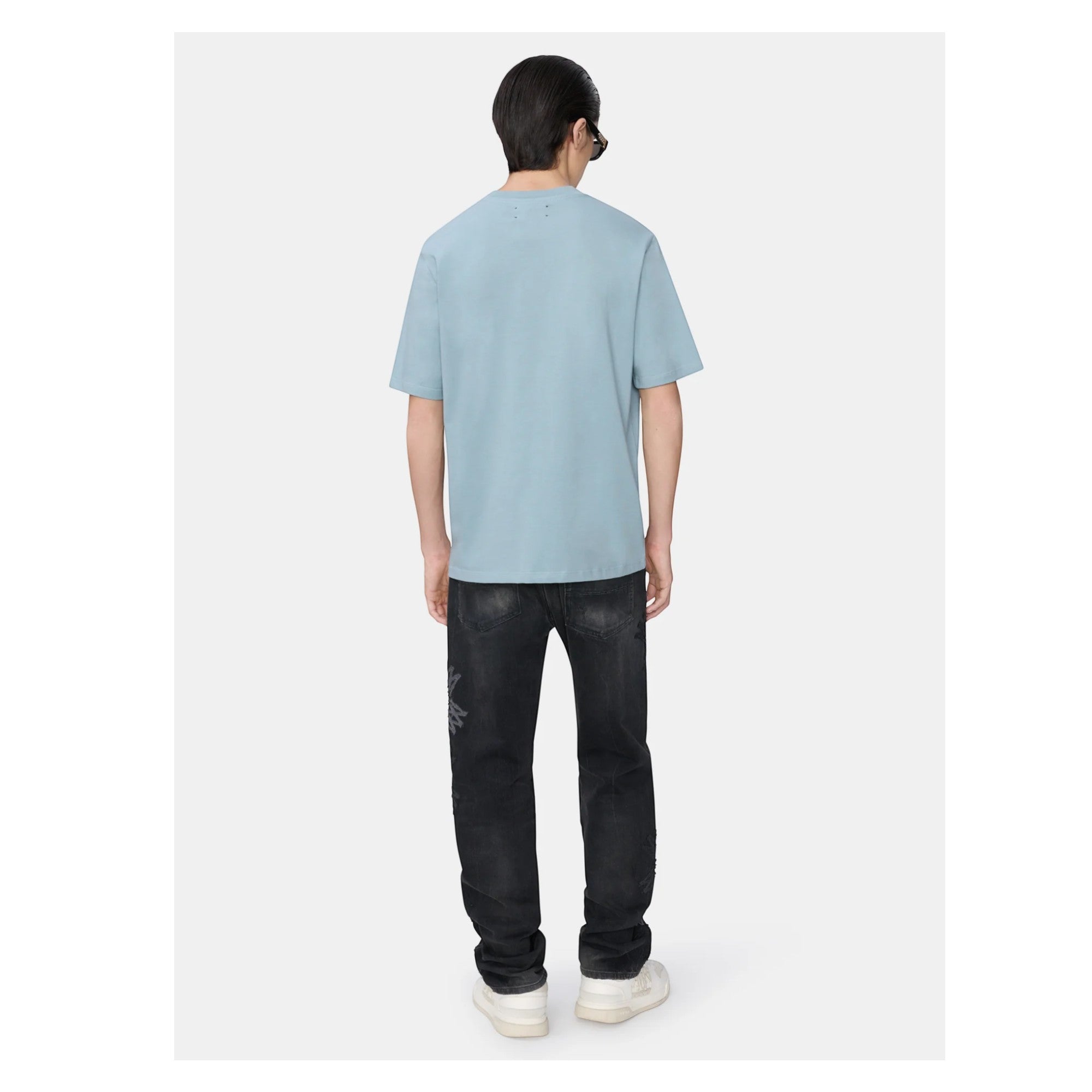 Chateau Amiri Tonal T-Shirt Steel