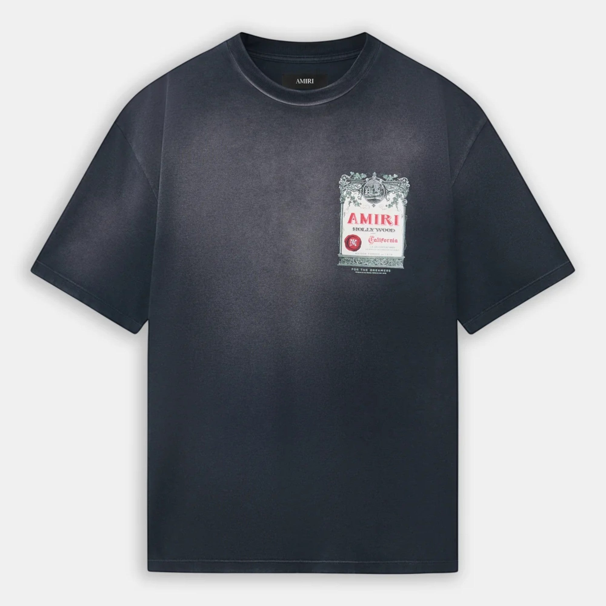 Chateau Stamp Oversized T-Shirt Black