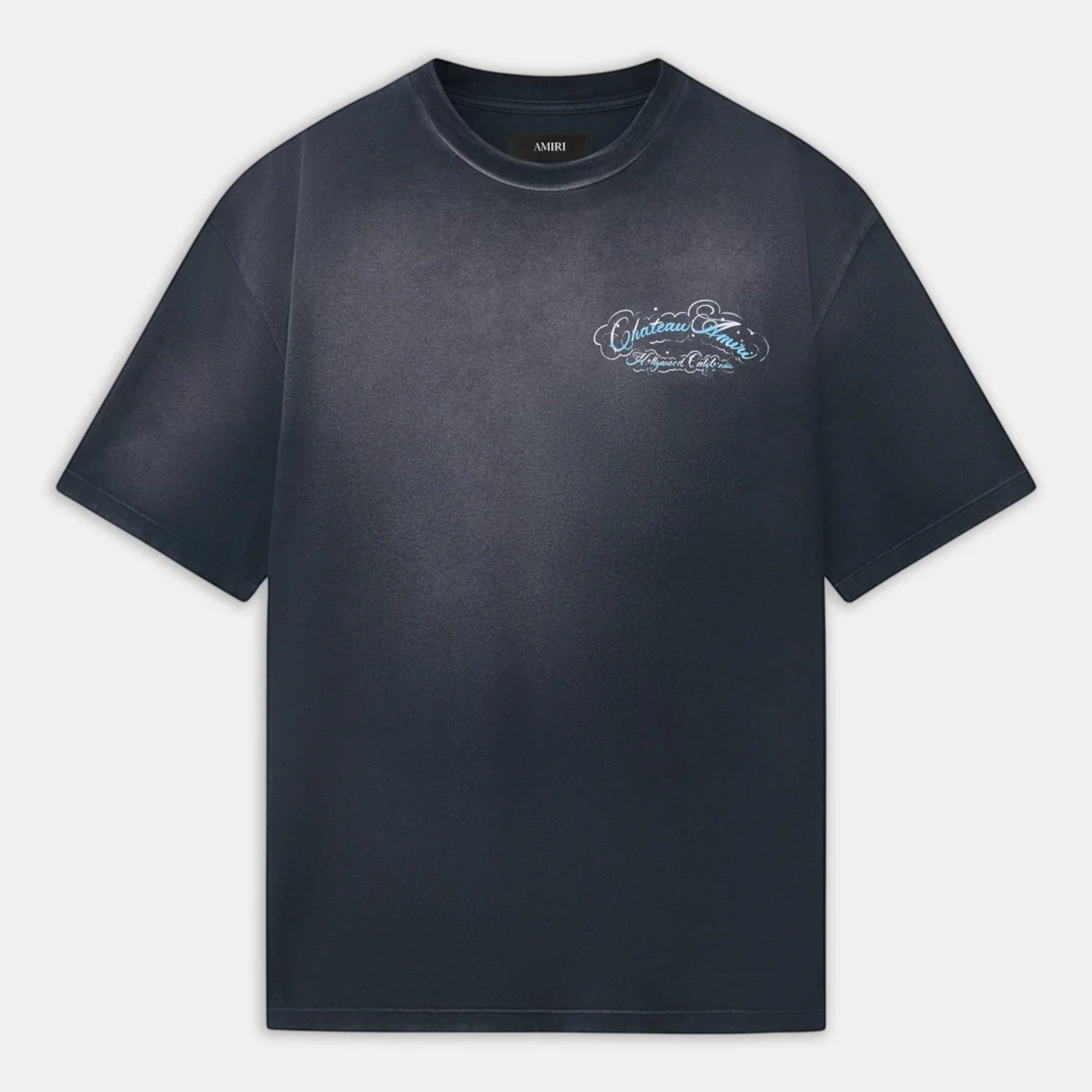 Crystal Chateau Script Oversized T-Shirt Black