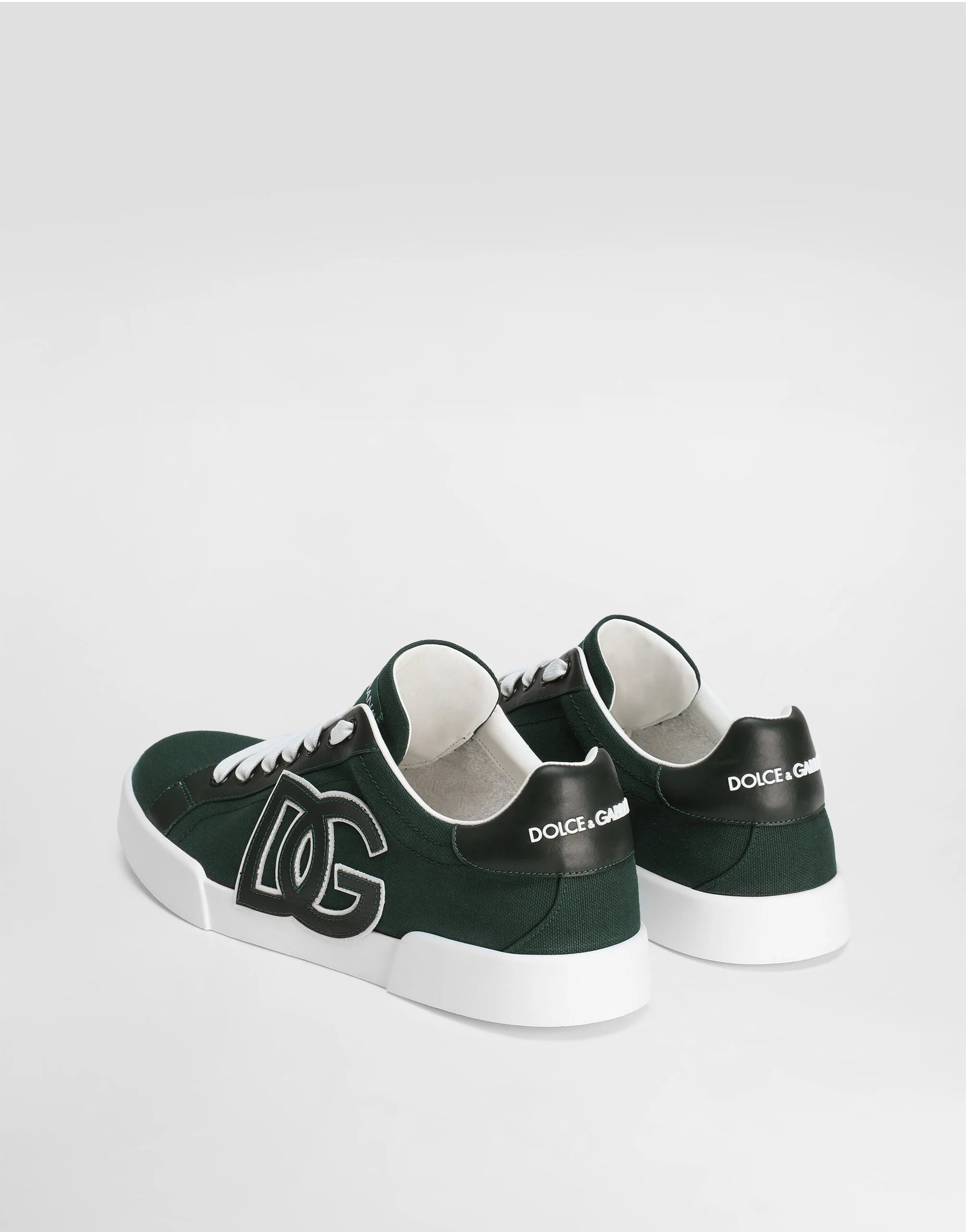 Portofino Light Strobel Sneakers in Canvas and Calfskin