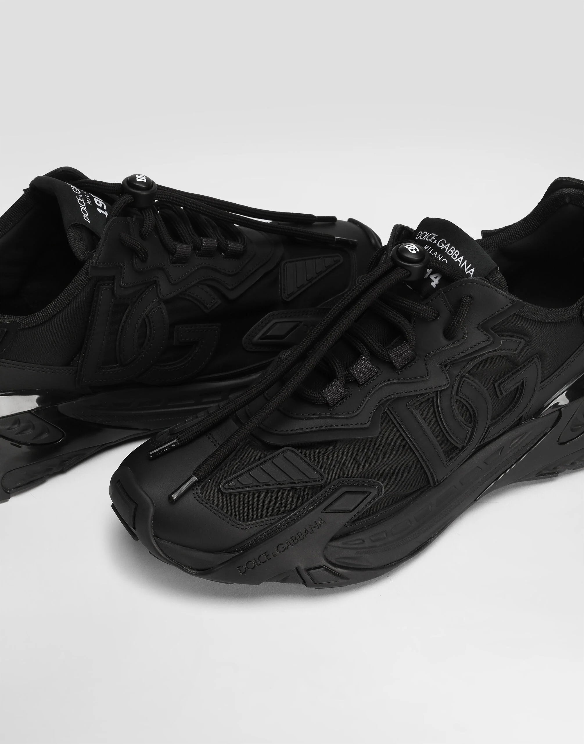 Day Faster Fabric Sneakers in Black