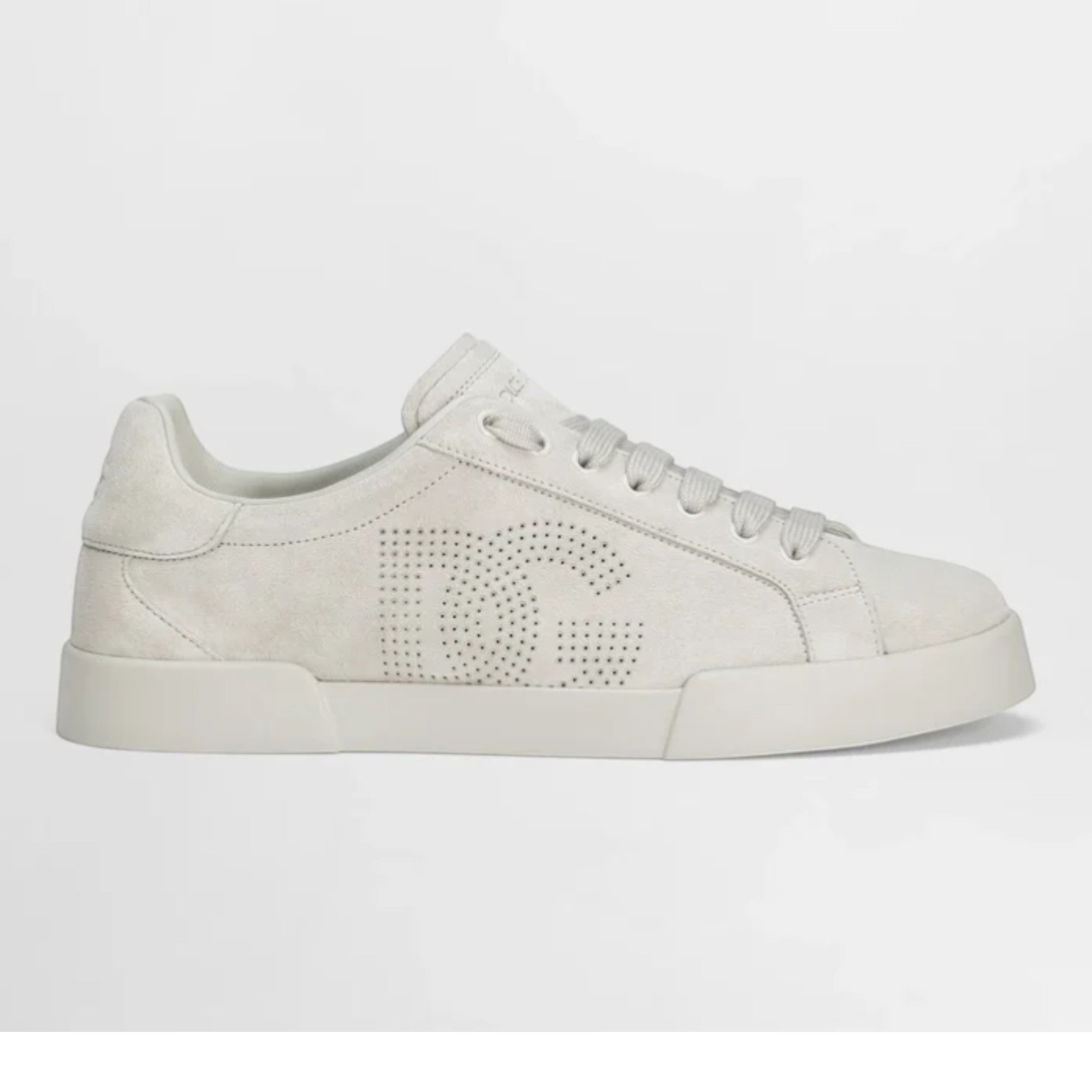Calfskin Strobel Portofino Light Sneakers in Silver