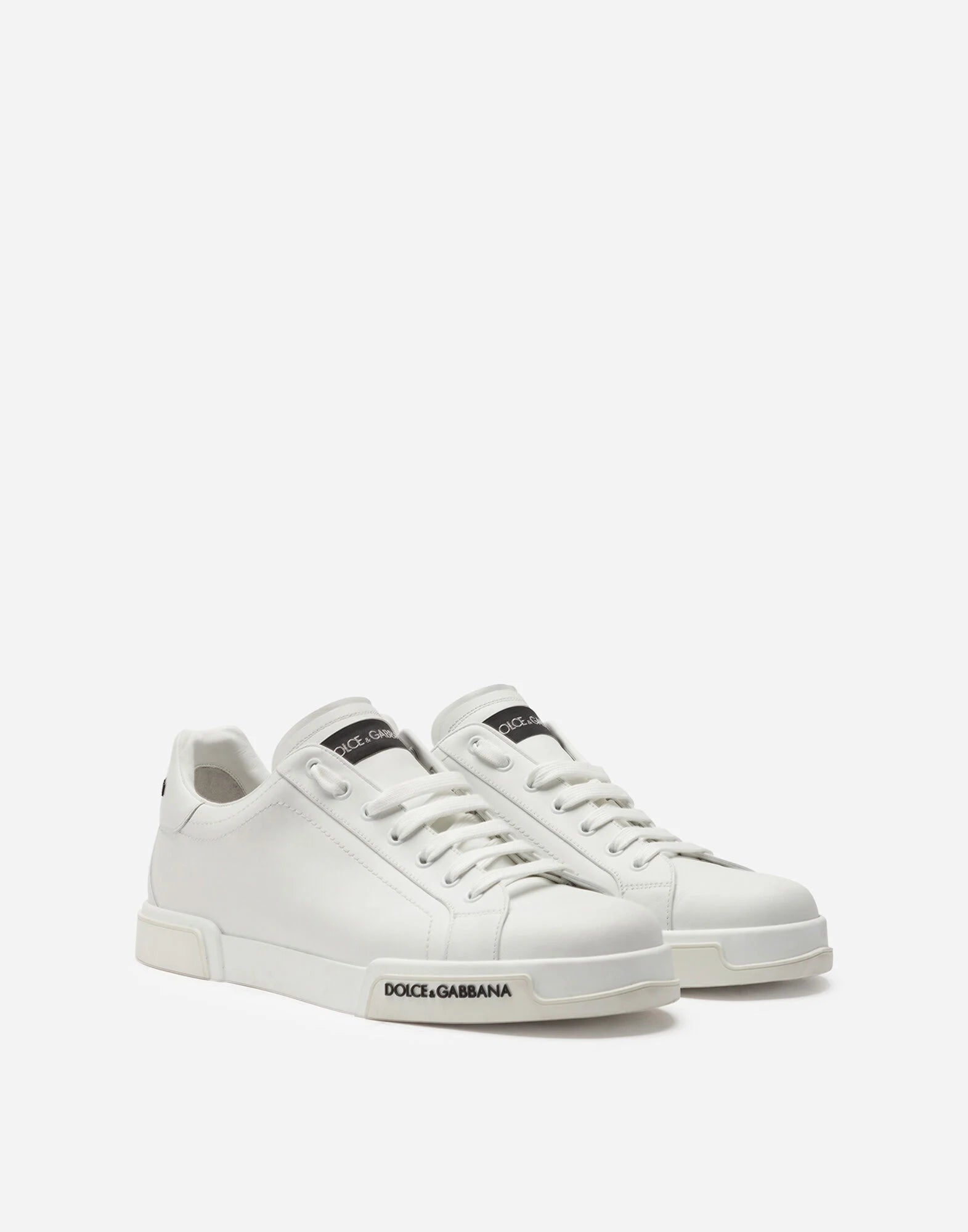 Portofino Nappa Calfskin Sneakers in White
