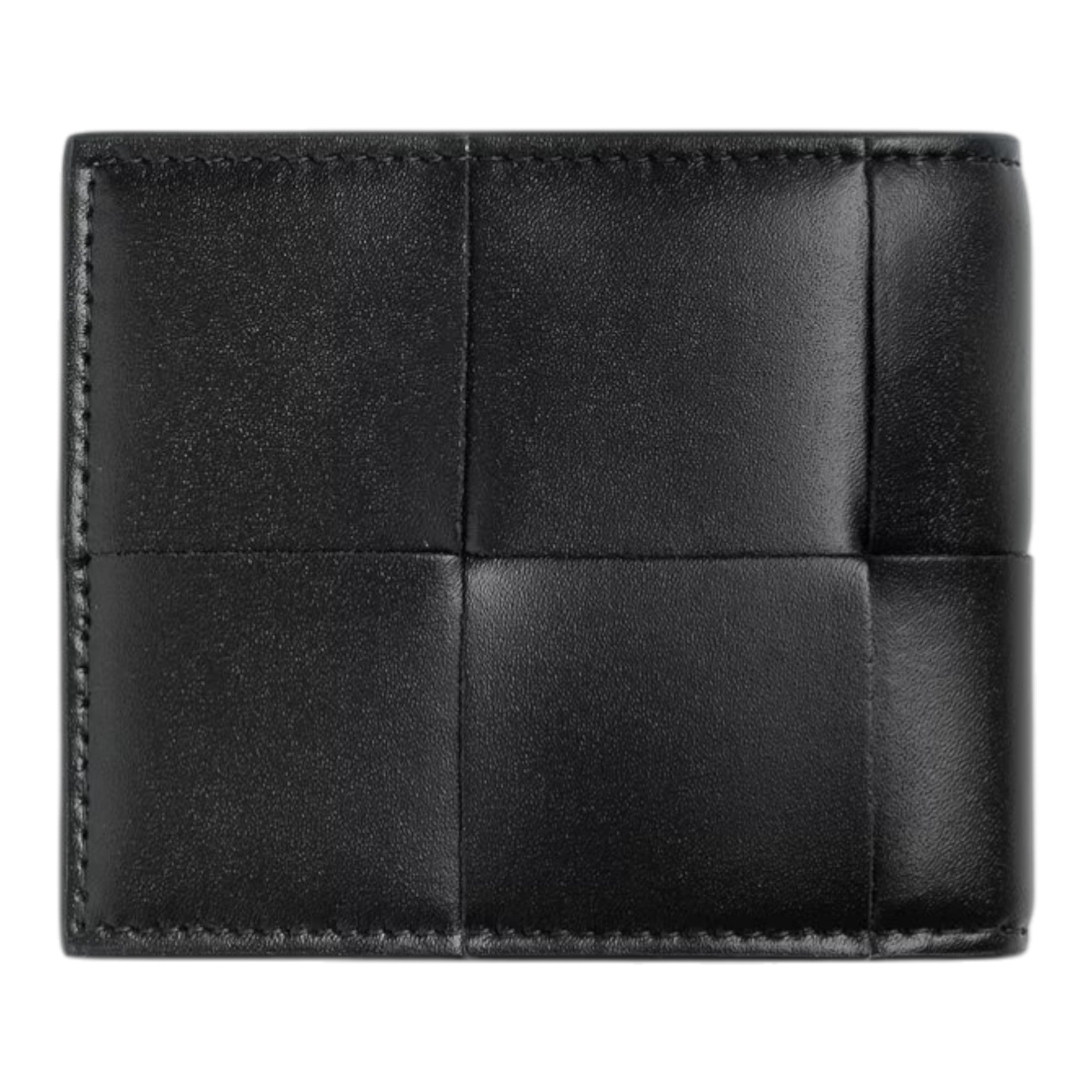 Cassette Bi-Fold Wallet Black with Parakeet Interior