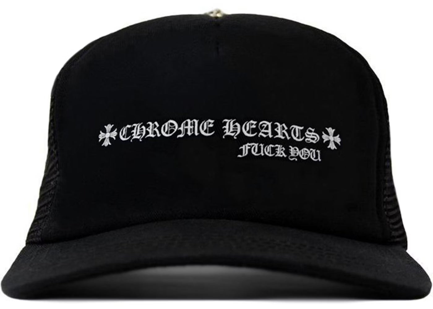 Chrome Hearts F$ck You Trucker Hat Black