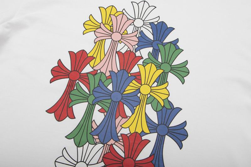 Multicolor Long Sleeve T-Shirt White