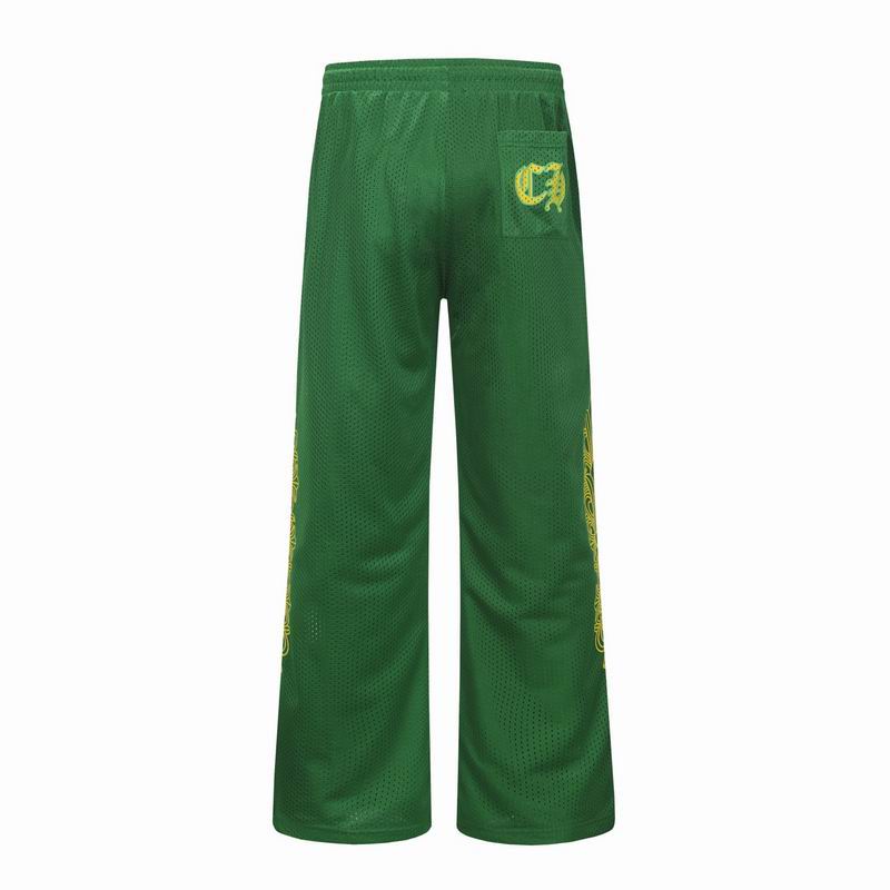 Floral Mesh Jersey Pants Green & Yellow