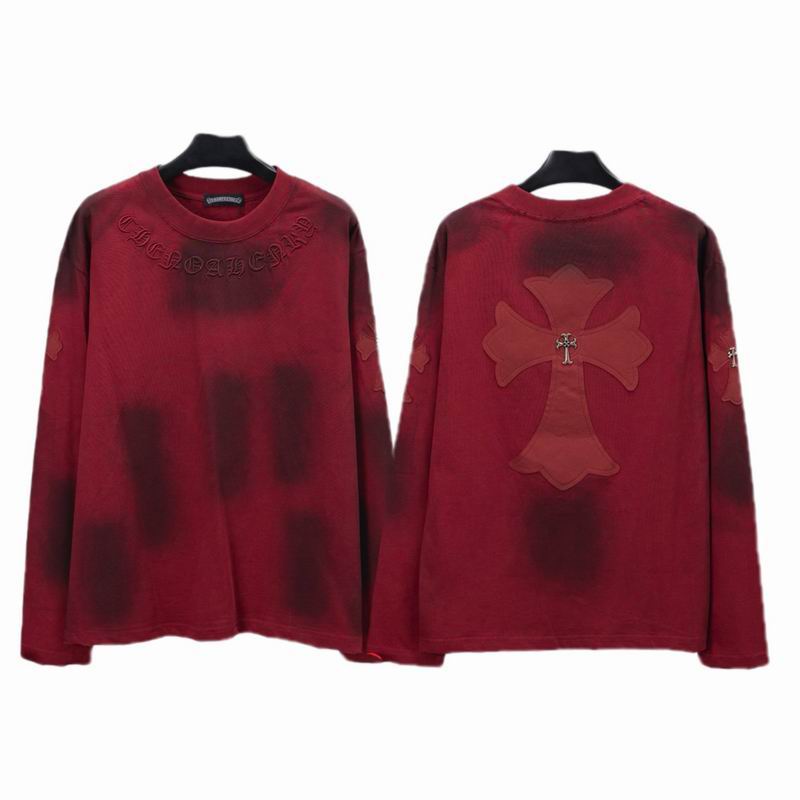 Distressed Cross Patch Long Sleeve