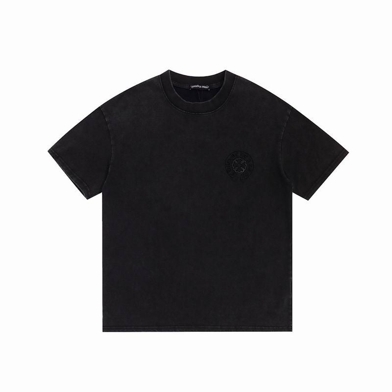 Logo Print T-Shirt Beige, White & Black