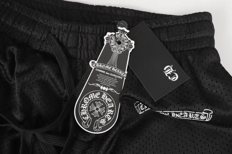 Mesh Jersey Sweat Pants Black