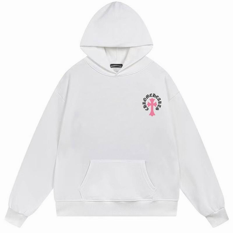 Pink Blue Gradient Cross Hoodie Black