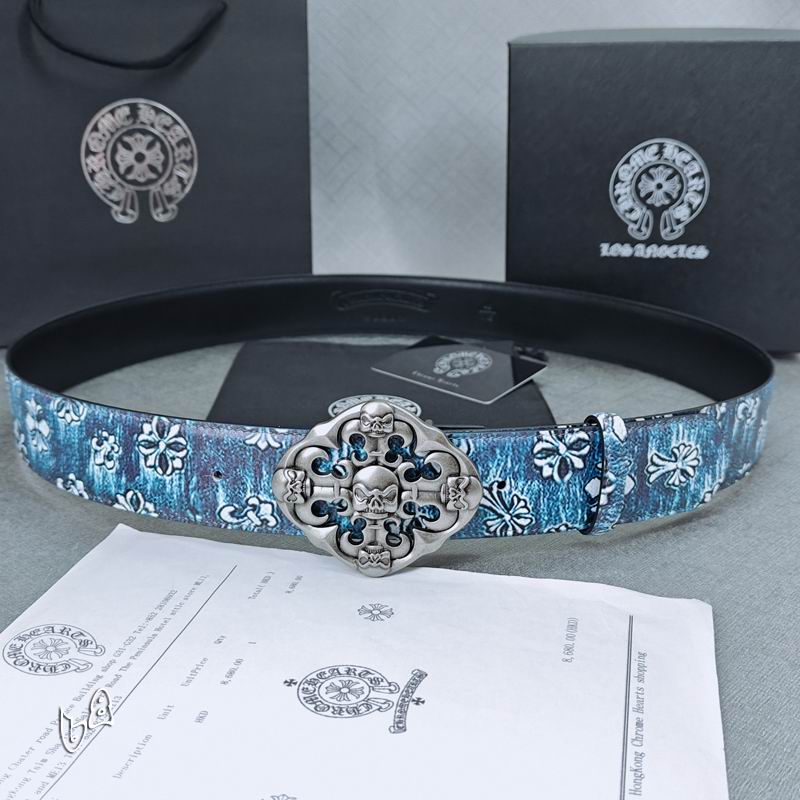 Textured Leather Buckle Belt