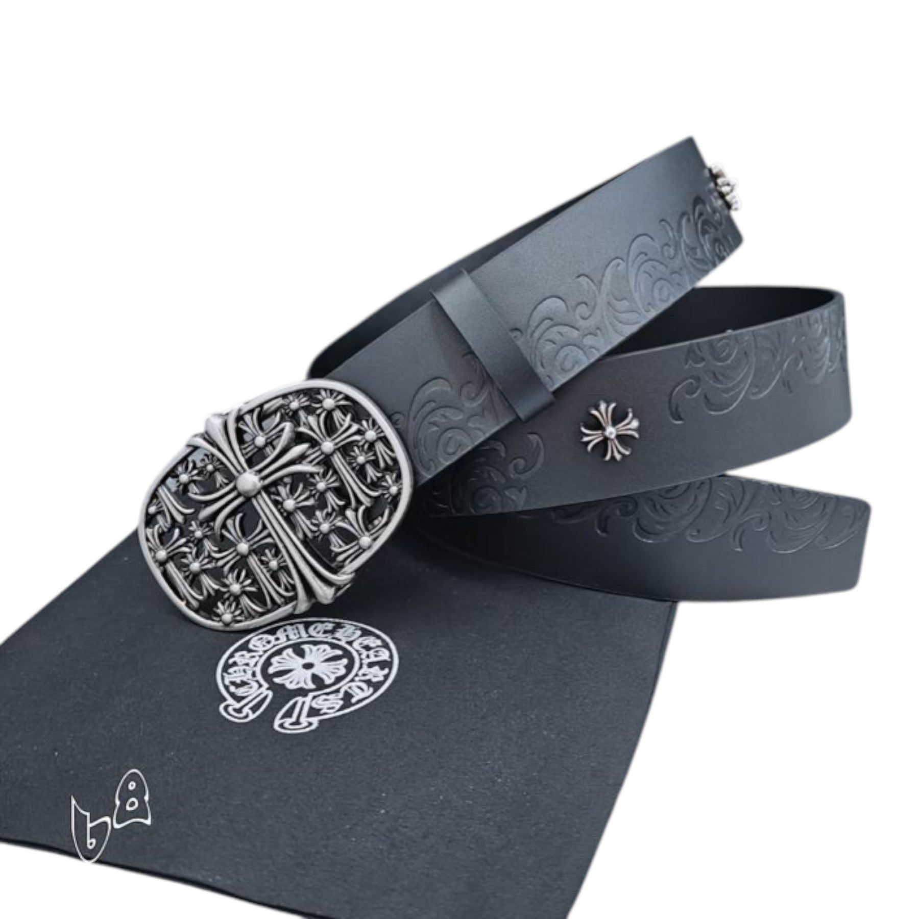Cemetery Cross Buckle Belt