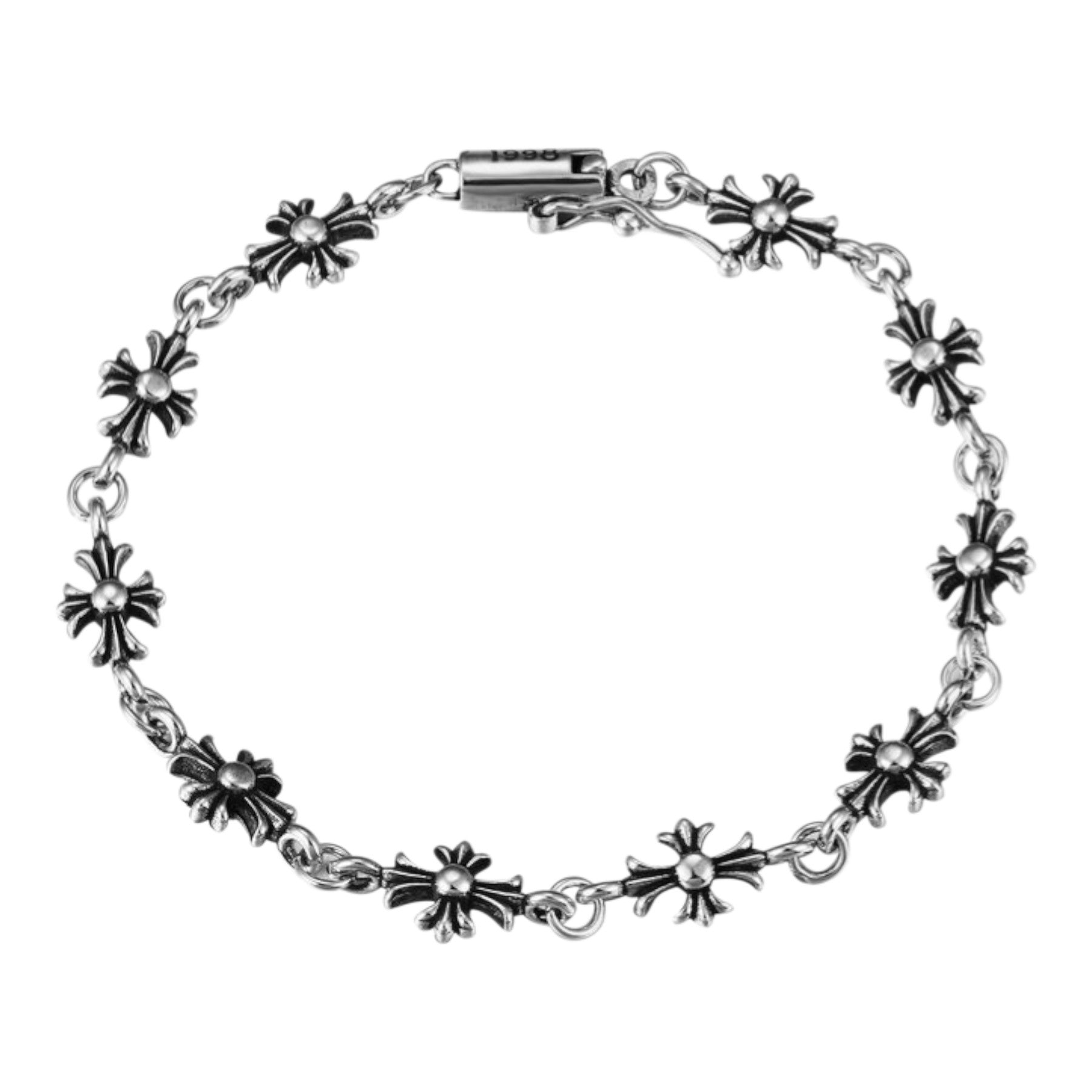 Tiny E CH Plus Cross Bracelet