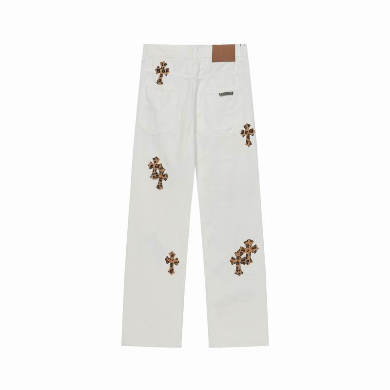 Matty Boy Cross Patch White Denim Jeans