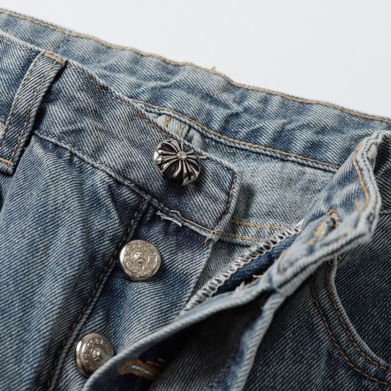 Cross Patch Denim Jeans Brown & Black