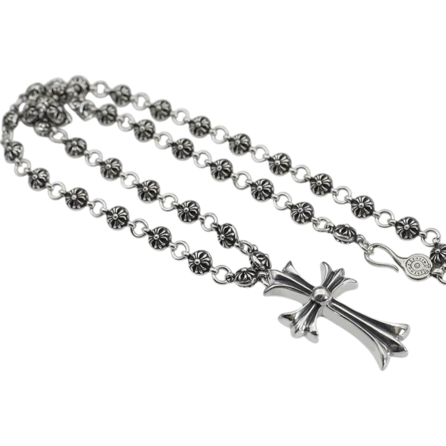 Cross Pendant Ball Chain Necklace