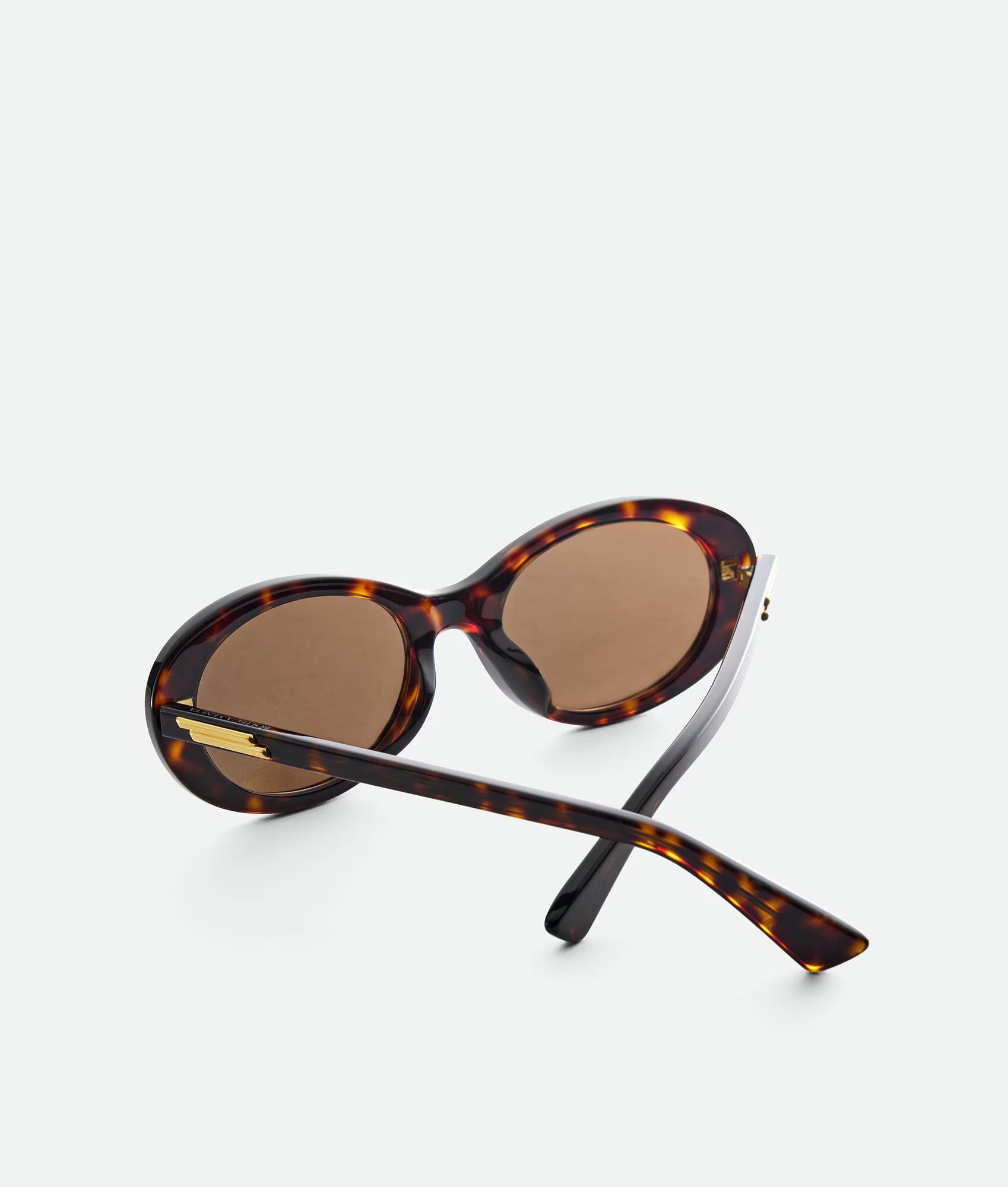 Classic Oval Sunglasses Havana Brown