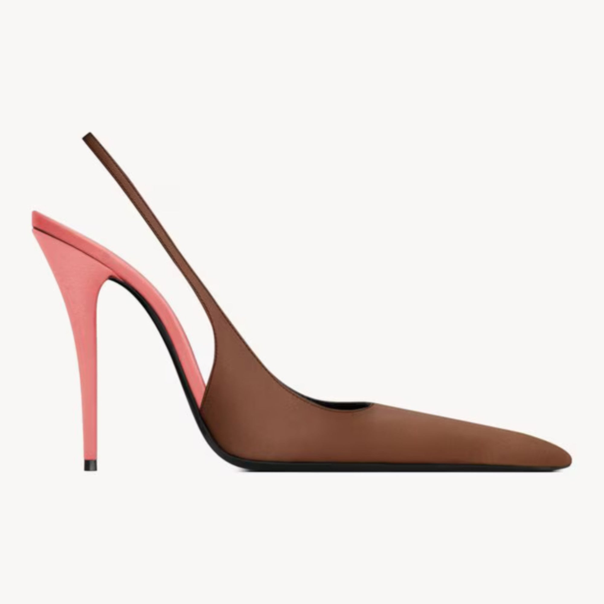 Deroche Slingback Pumps Cappuccino Salmon