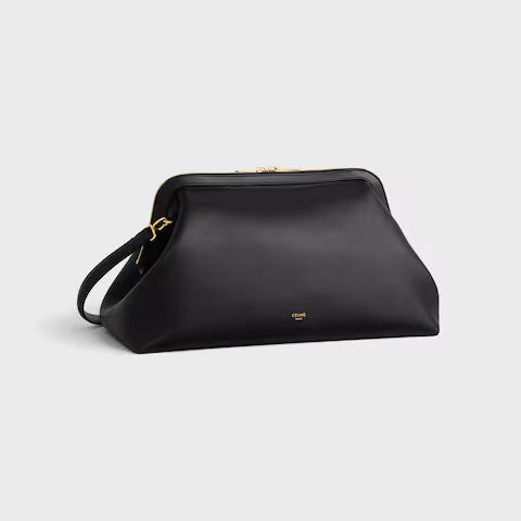 Doctor Pouch Supple Natural Calfskin Black