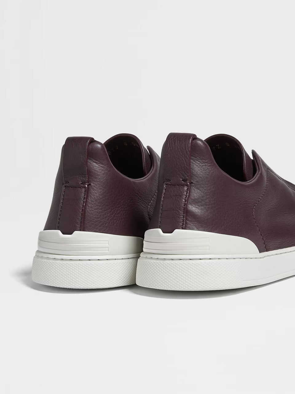 Zegna Dark Purple Triple Stitch™ SECONDSKIN Sneakers