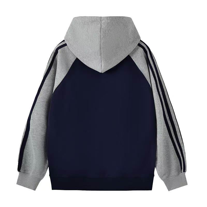 Color-Block Raglan Logo Hoodie