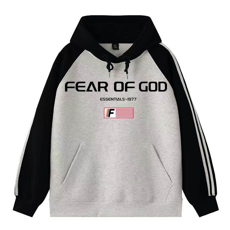 Color-Block Raglan Logo Hoodie