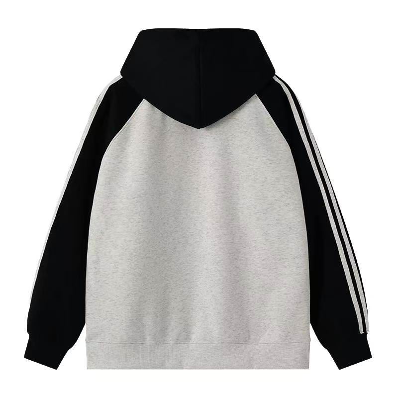 Color-Block Raglan Logo Hoodie