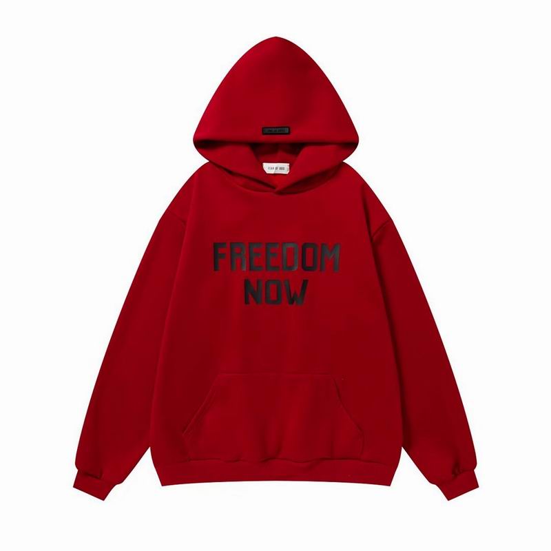 Freedom Now Graphic Hoodie Crimson