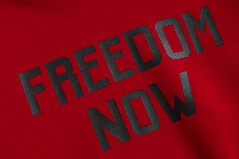 Freedom Now Graphic Hoodie Crimson