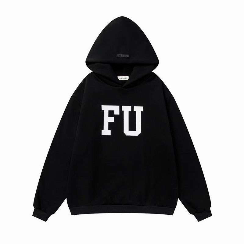 FU Collegiate Logo Hoodie Black