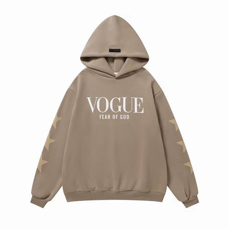 Vogue Star Graphic Hoodie Taupe