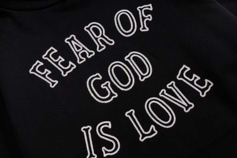 Fear of God Is Love Graphic Hoodie