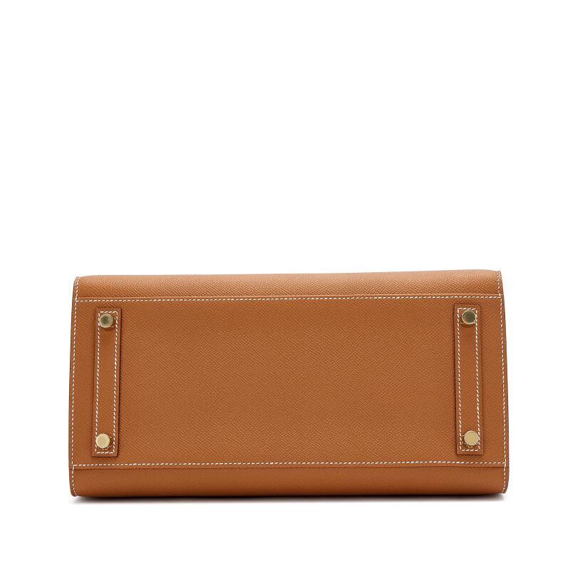 Gold Epsom Leather Gold Hardware