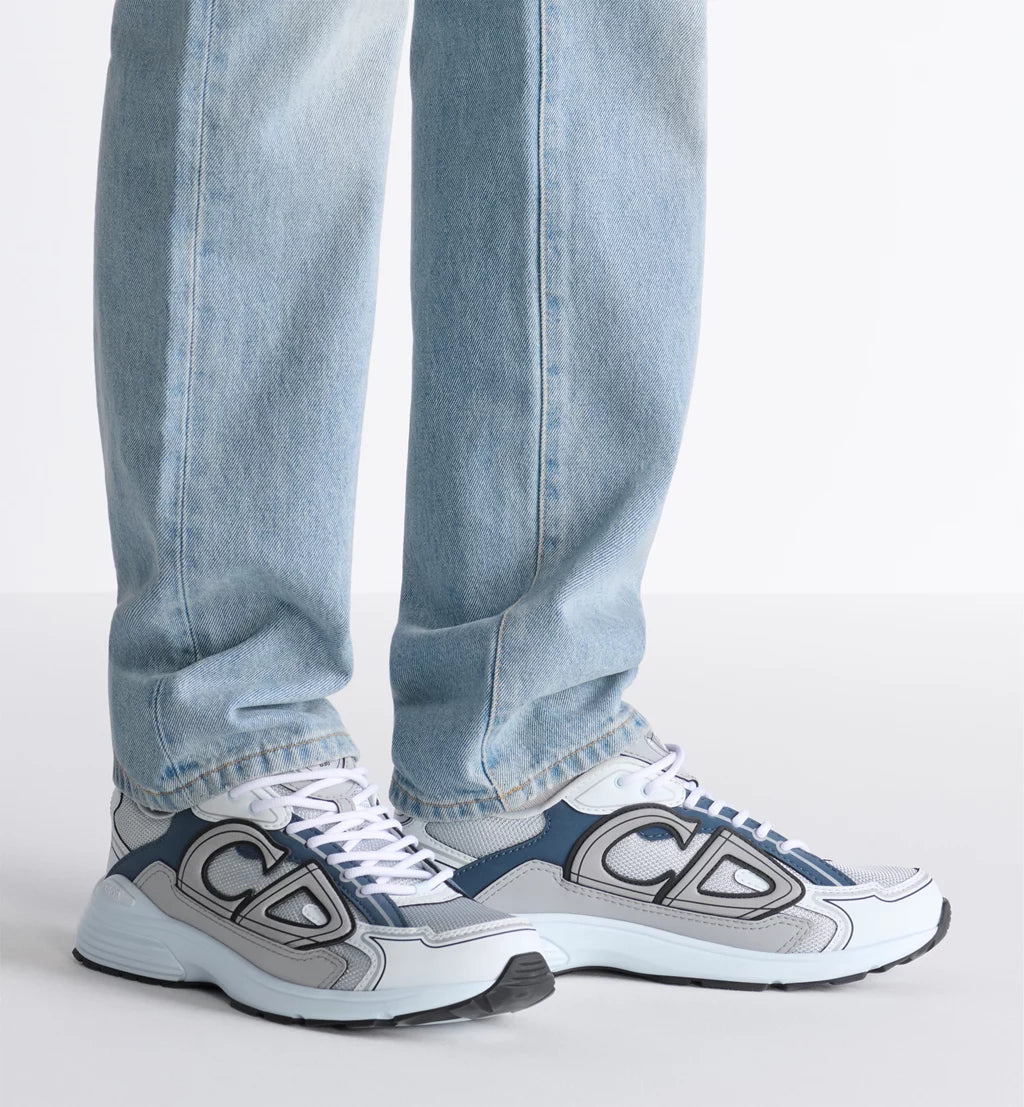 Dior B30 Countdown Sneakers Gray Technical Mesh