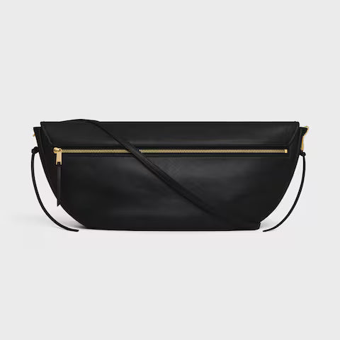 Halfmoon Soft Triomphe Bag Supple Shiny Lambskin