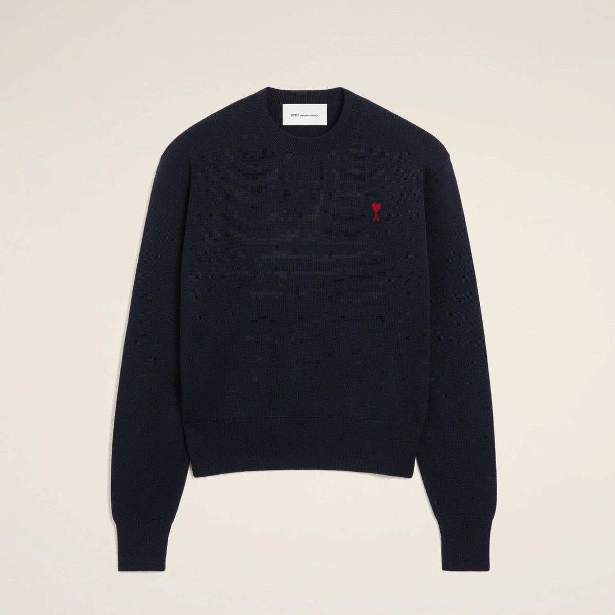 Ami de Coeur Wool Crewneck Navy / Red