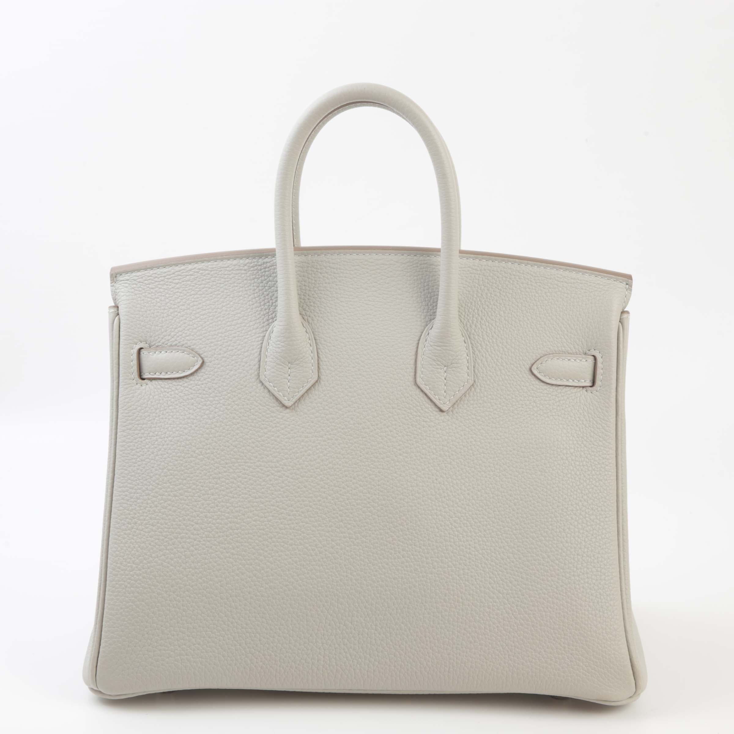 Gris Pale Togo Leather Palladium Hardware