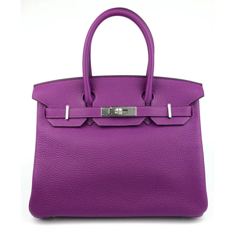 Anemone Purple Leather Palladium Hardware