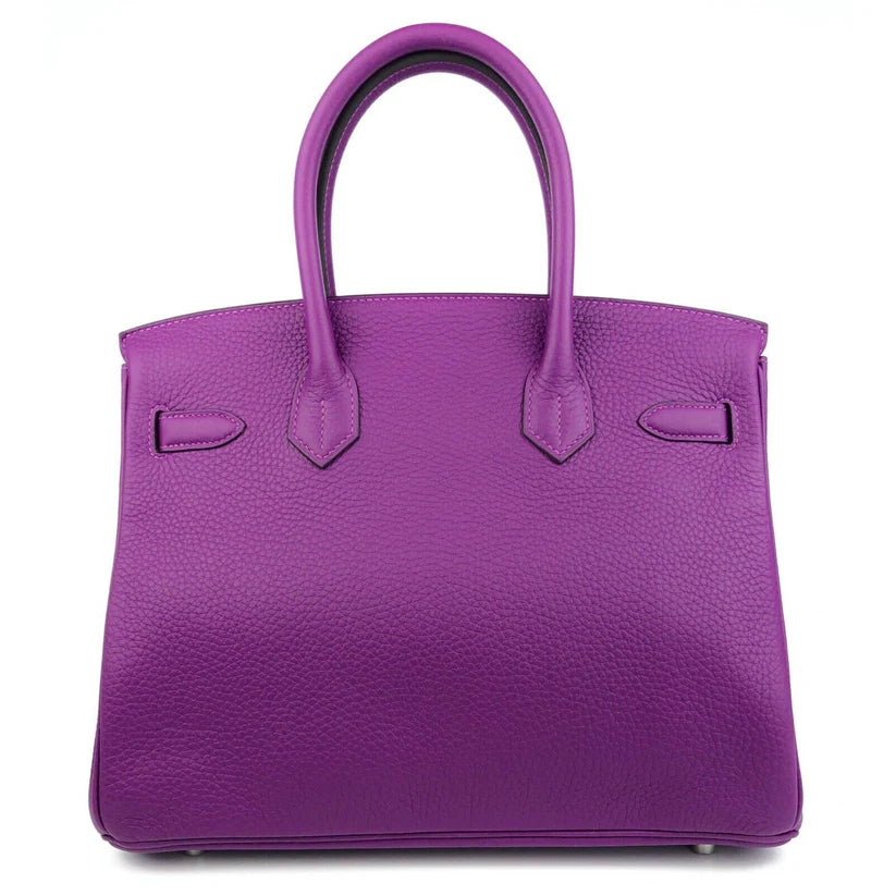 Anemone Purple Leather Palladium Hardware