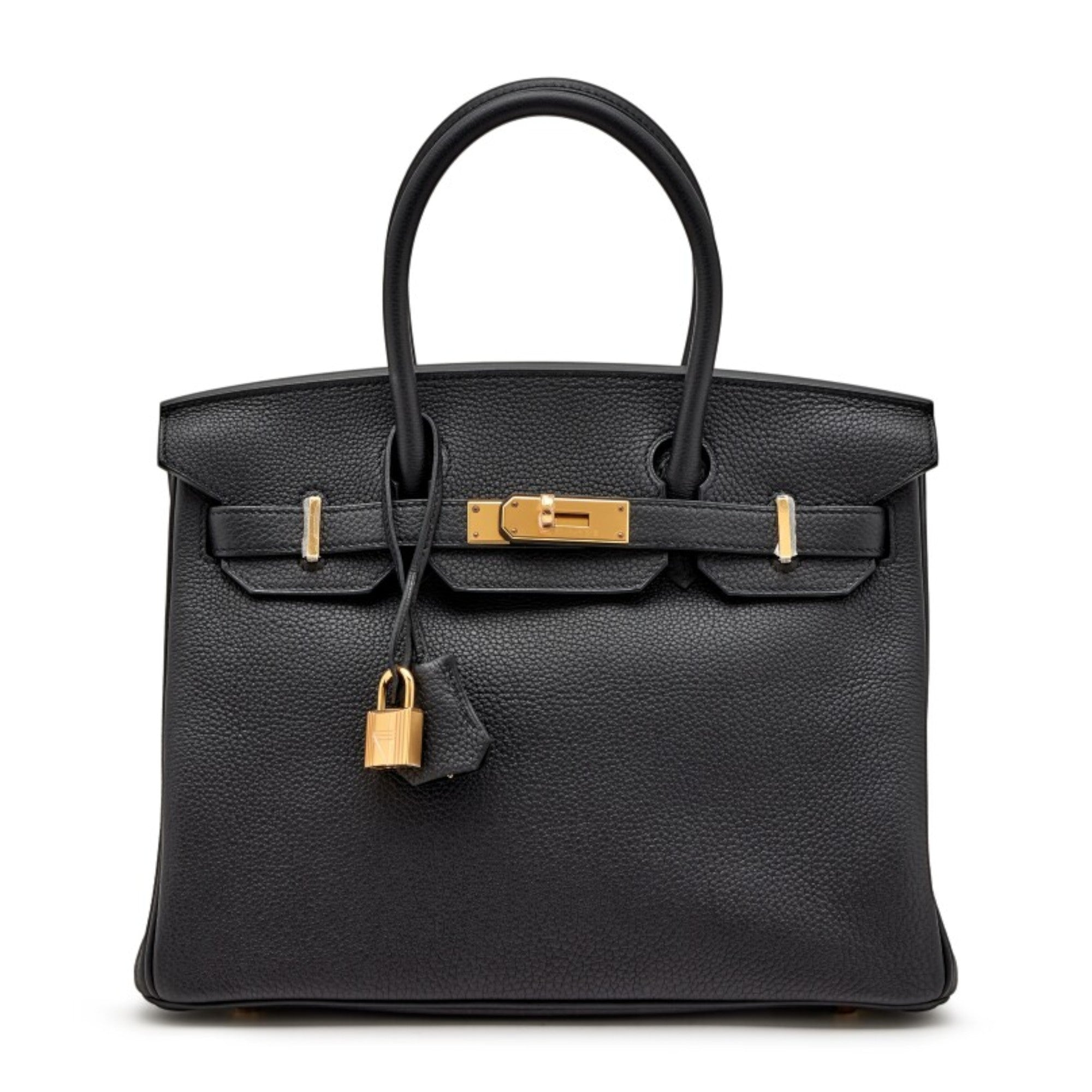 Black Togo Leather