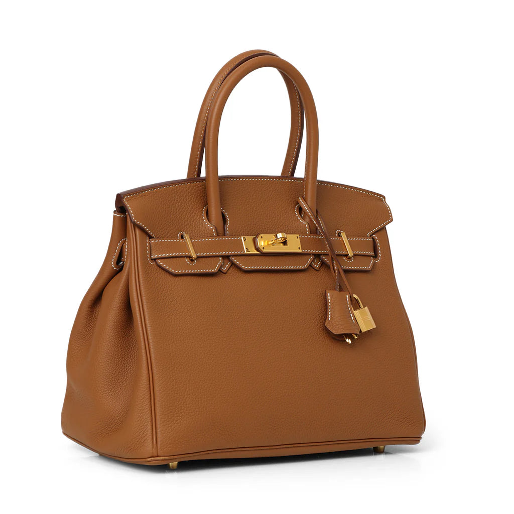 Gold Togo Leather