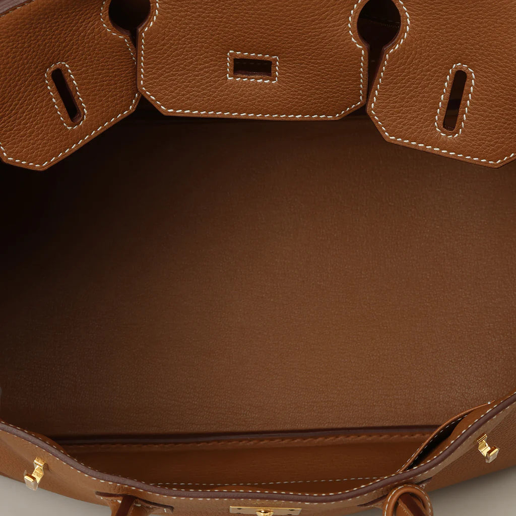 Gold Togo Leather