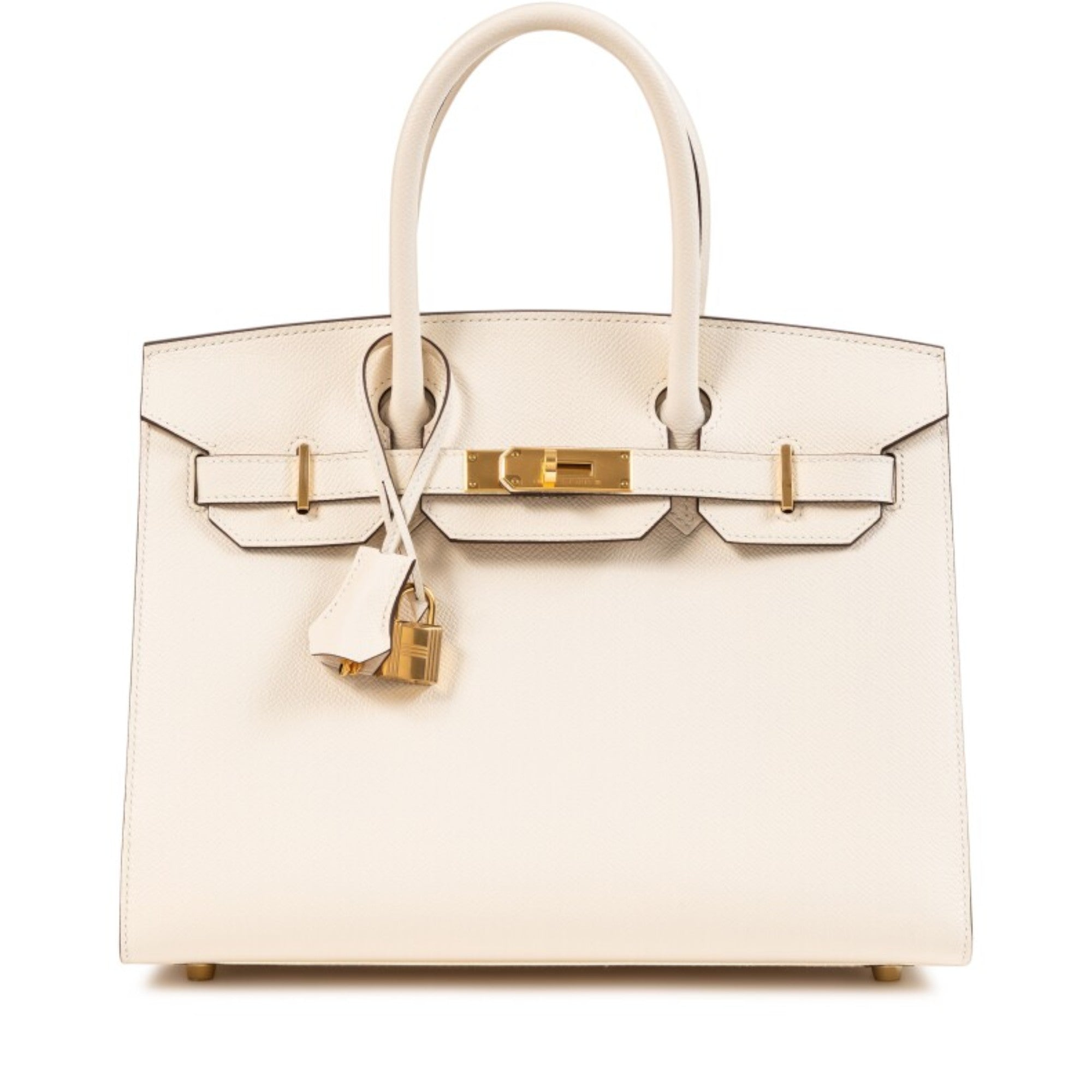 Craie Epsom Leather Gold Hardware