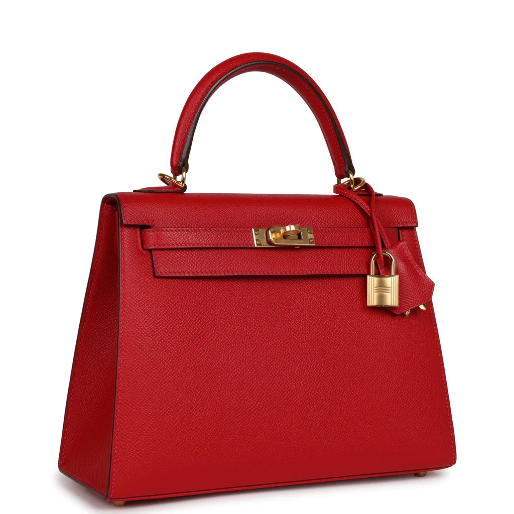 Rouge Casaque Epsom Leather Gold Hardware
