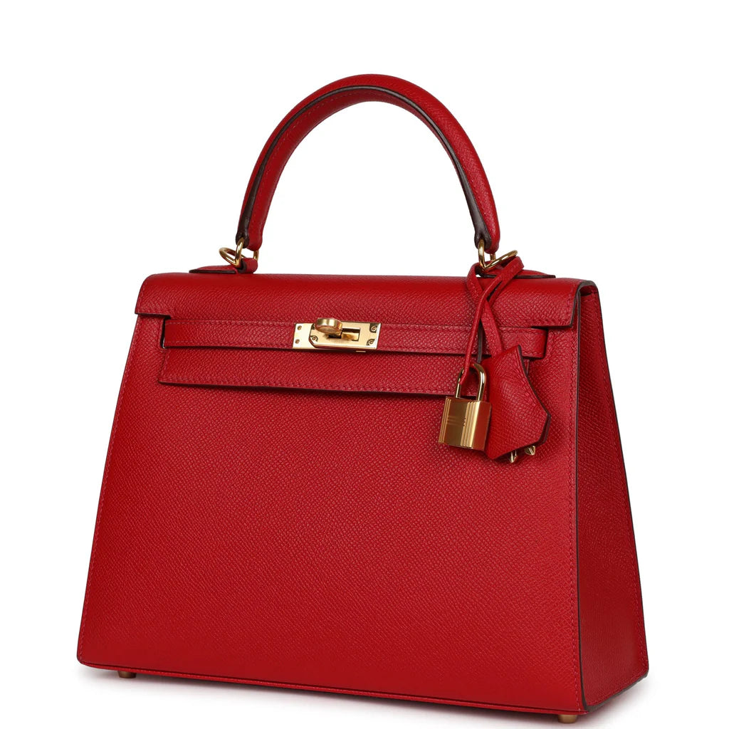 Rouge Casaque Epsom Leather Gold Hardware