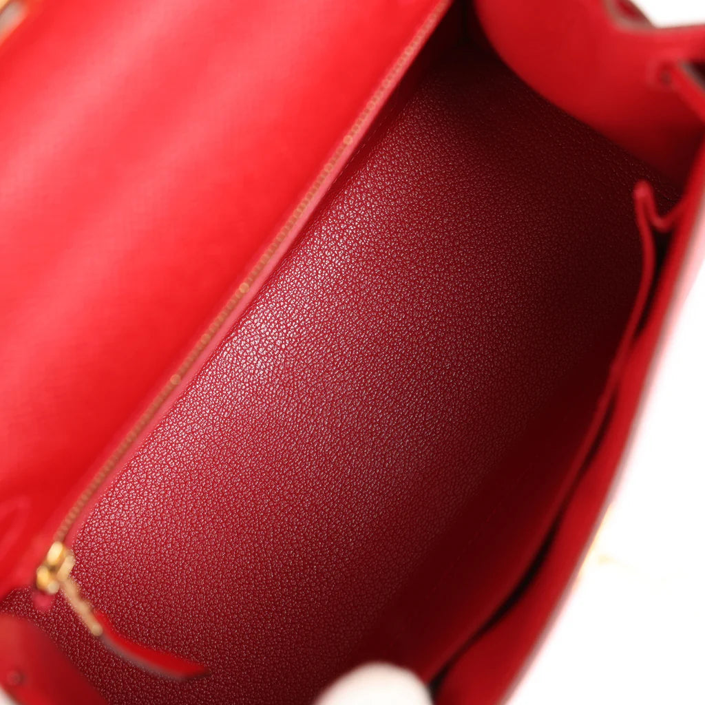 Rouge Casaque Epsom Leather Gold Hardware