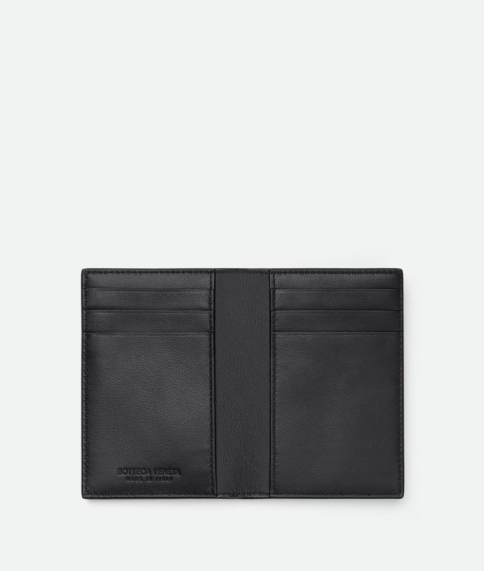 Bottega Veneta Intrecciato Flap Card Case Wallet