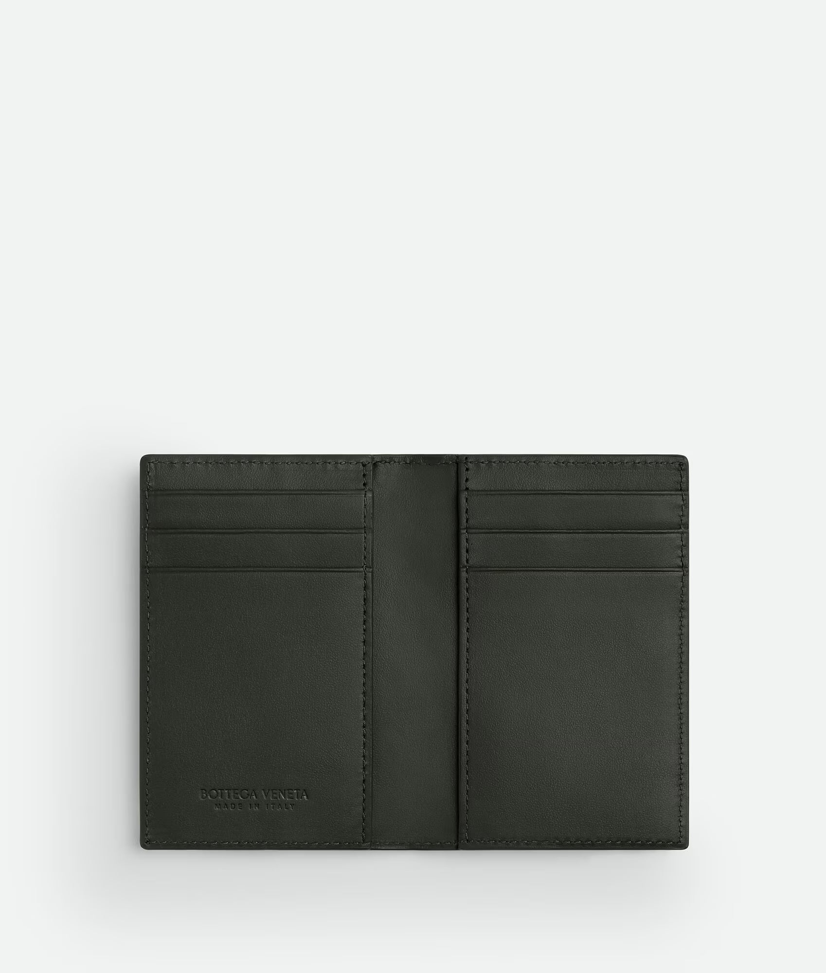 Bottega Veneta Intrecciato Flap Card Case Wallet